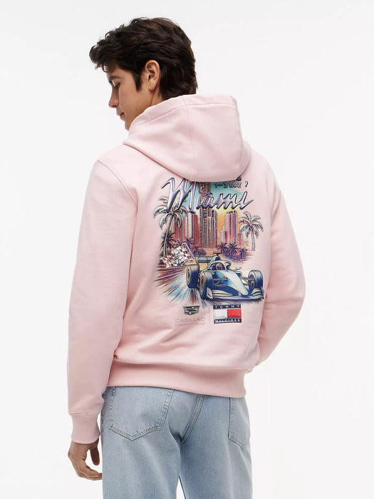 Cadillac F1 Racing Special Edition Miami GP Hoodie – Black / Pink