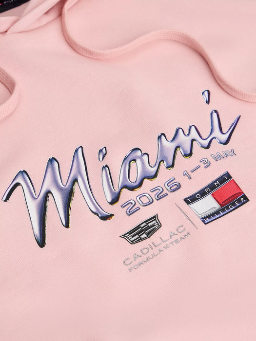 Cadillac F1 Racing Special Edition Miami GP Hoodie – Black / Pink