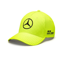 Mercedes AMG Petronas F1 2023 Special Edition Kids Lewis Hamilton Canada GP Hat- Yellow - KIDS HAT