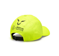Mercedes AMG Petronas F1 2023 Special Edition Kids Lewis Hamilton Canada GP Hat- Yellow - KIDS HAT