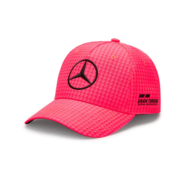 Mercedes AMG Petronas F1 2023 Special Edition Lewis Hamilton Miami USA GP Hat Pink