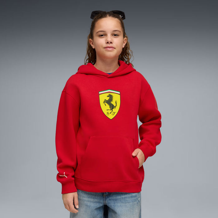 Scuderia Ferrari F1 Kids Shield Hoodie – Youth