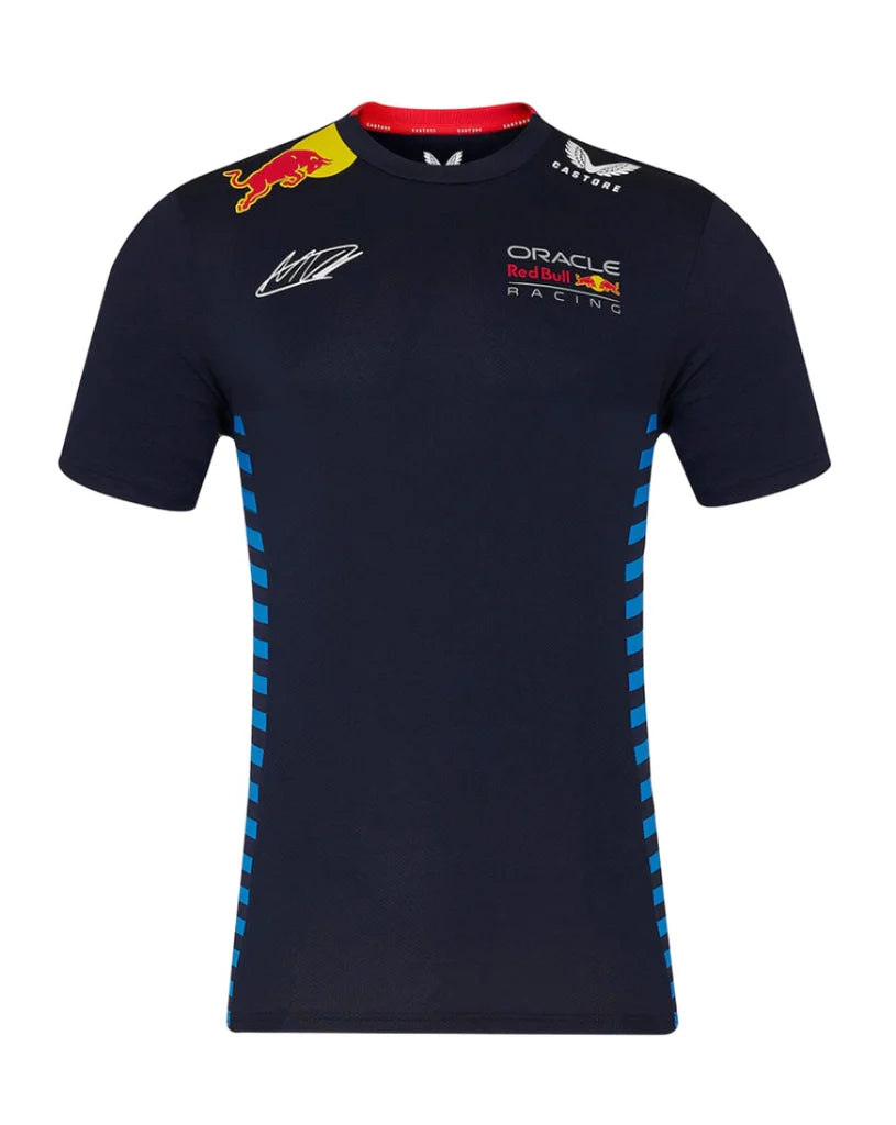 Red Bull Racing F1 Men's 2024 Max Verstappen Team T-Shirt- Navy