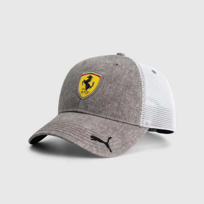 Scuderia Ferrari F1 PUMA Race Trucker Hat – Gray