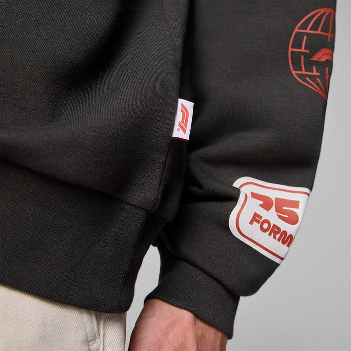 Formula 1 Tech Heritage Graphic Crew Sweatshirt - Black