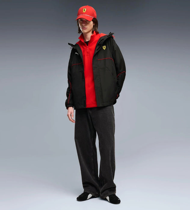 Scuderia Ferrari F1 Fanwear Rain Jacket – Rosso Corsa / Puma Black