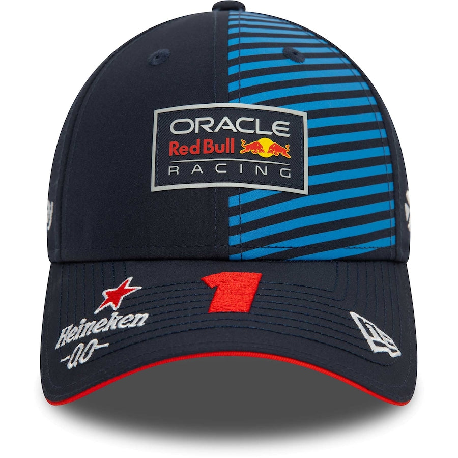 Men's New Era Max Verstappen Navy Red Bull Racing Driver 9FORTY Adjustable Hat