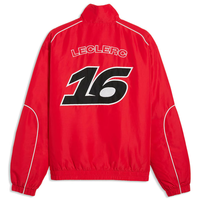 Scuderia Ferrari F1 Charles Leclerc Racing Jacket – Rosso Corsa
