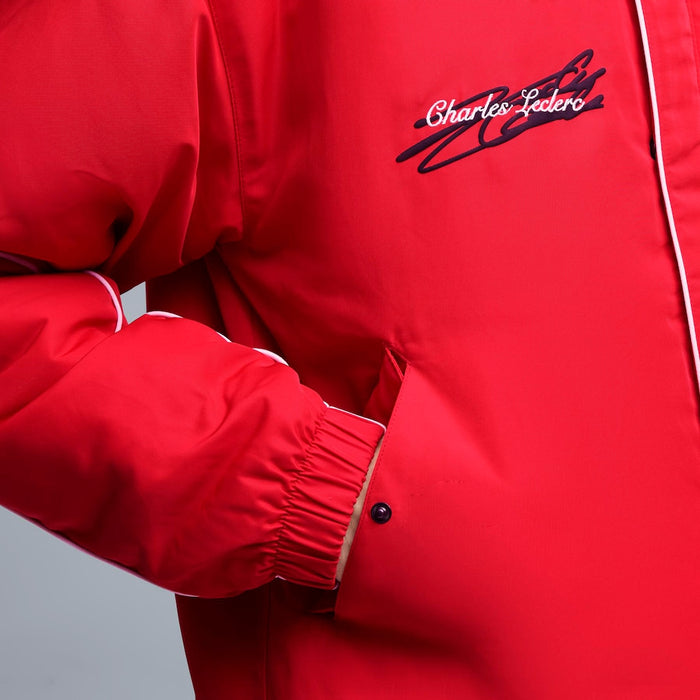 Scuderia Ferrari F1 Charles Leclerc Racing Jacket – Rosso Corsa