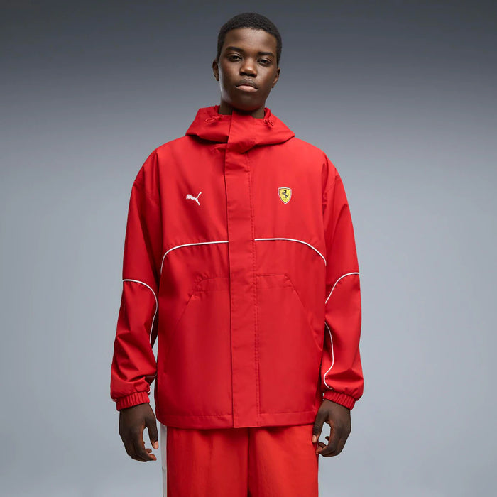 Scuderia Ferrari F1 Fanwear Rain Jacket – Rosso Corsa / Puma Black