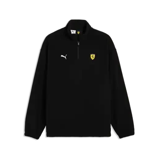 Scuderia Ferrari F1 Fanwear 1/4 Zip Sweatshirt – Rosso Corsa/PUMA Black
