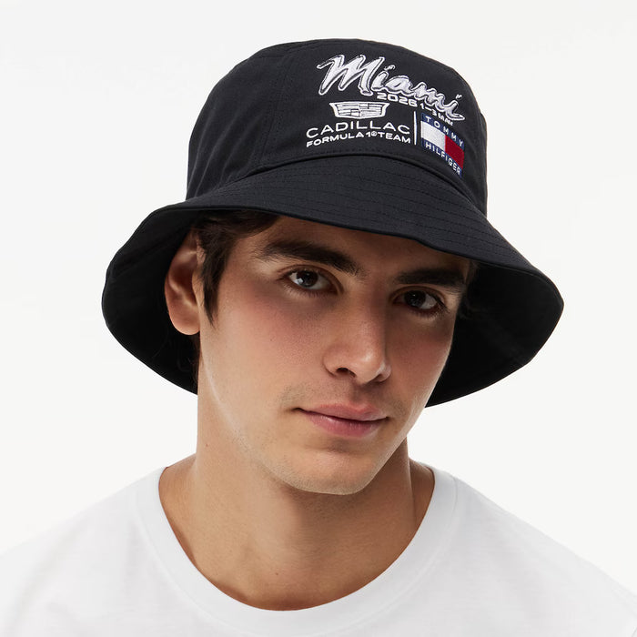 Cadillac F1 Racing Special Edition Miami GP Bucket Hat – Black