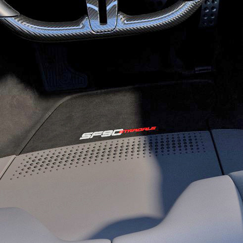 SF90 Stradale Coupe Colored Overmats with Vehicle Logo