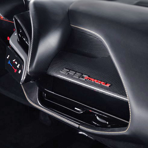 SF90 Stradale Carbon Fiber Dashboard Accents